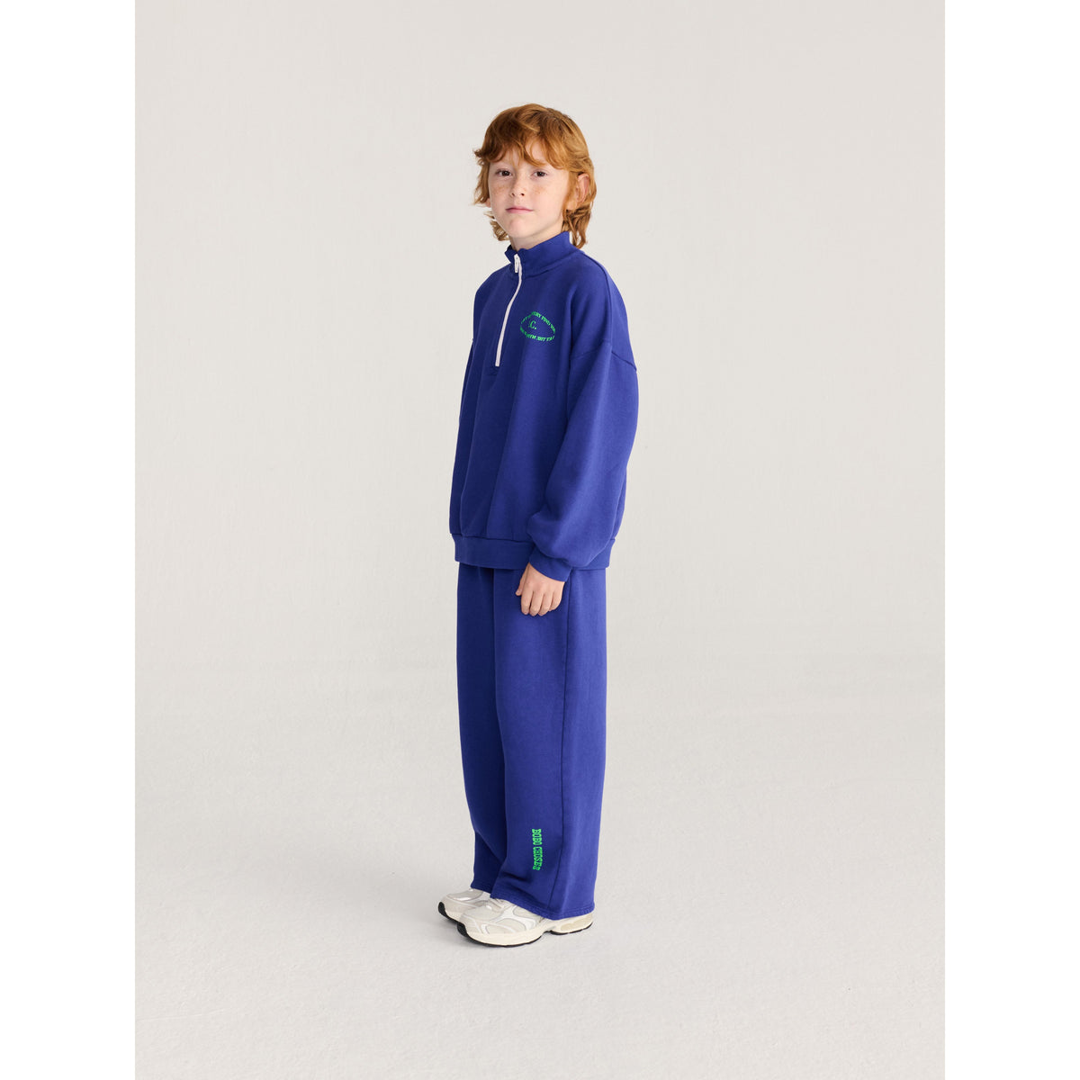 Bobo Choses Mystery Bc Half Zipped Sweatshirt, All About Monsters collection, view 5