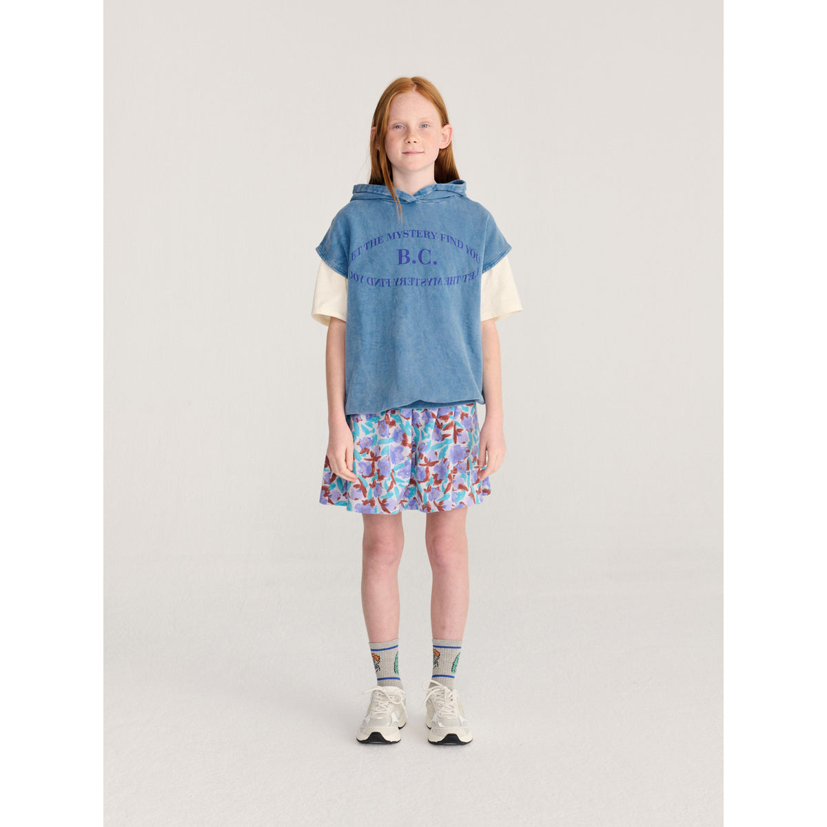 Bobo Choses Mystery Bc Sleeveless Hoodie, All About Monsters collection, view 6