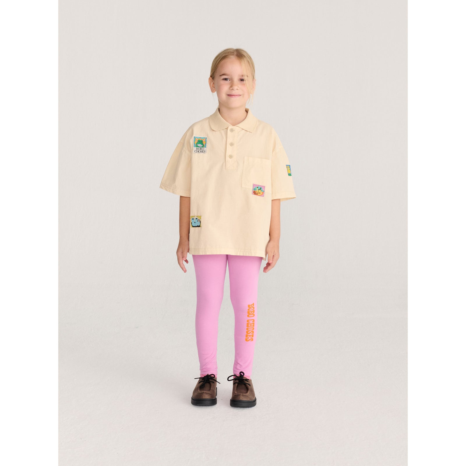 Bobo Choses Pop Leggings, All About Monsters collection, view 3