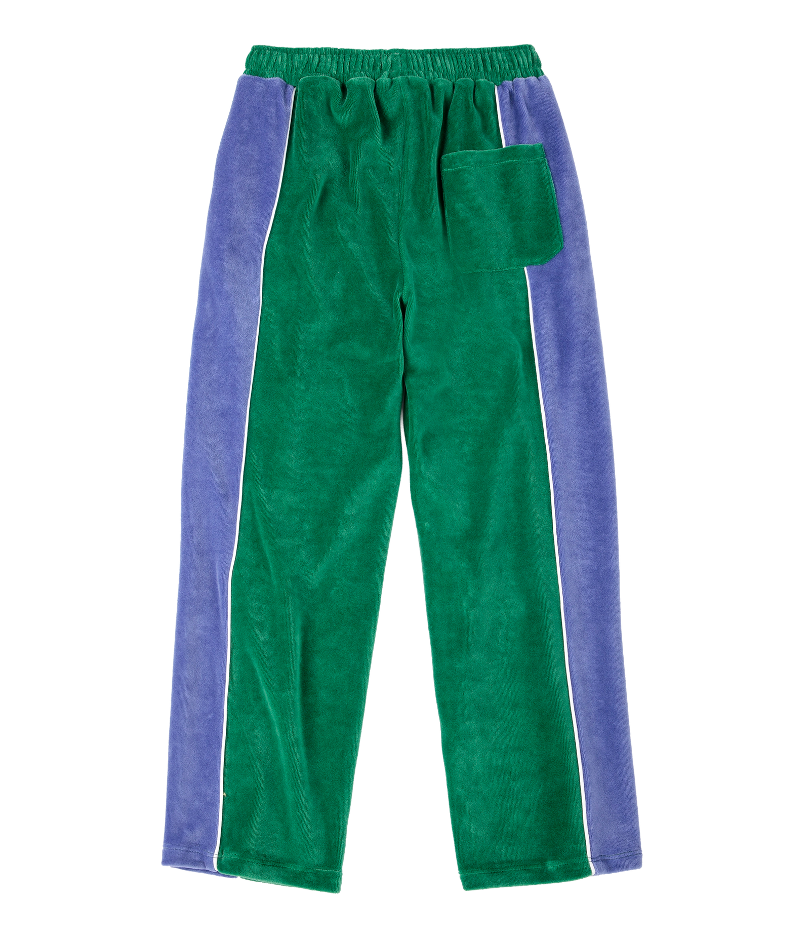Color Block Terry Cloth Jogging Pants