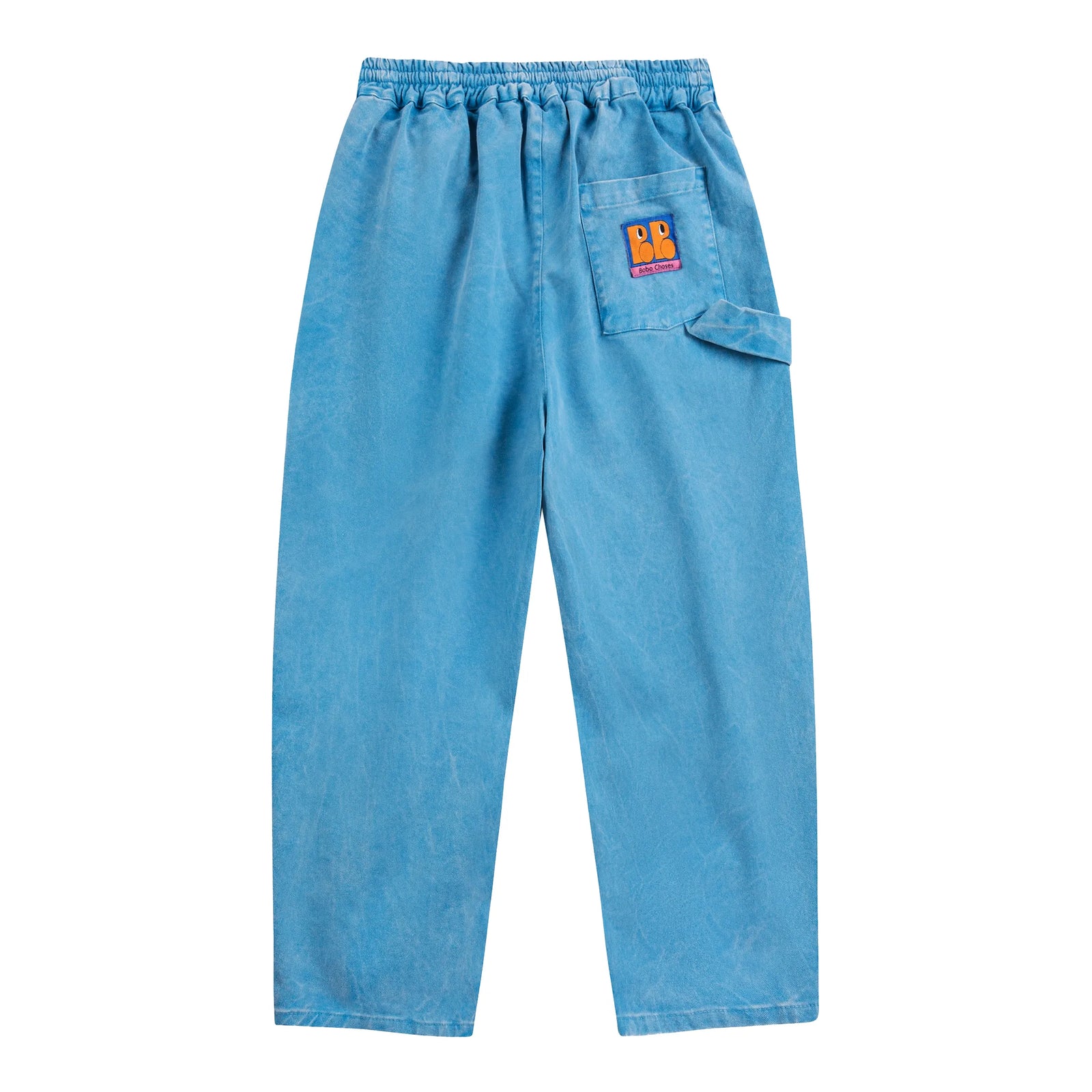 Bobo Choses Booo Bo Choses Tag Woven Pants, All About Monsters collection, view 3