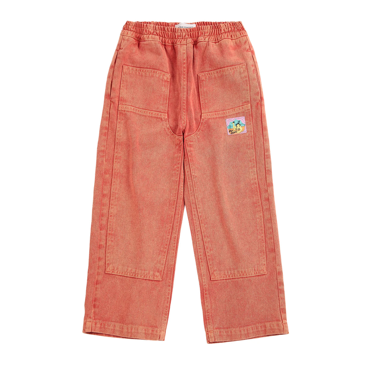 Bobo Choses Taxi Saurus Tag Twill Pants, All About Monsters collection