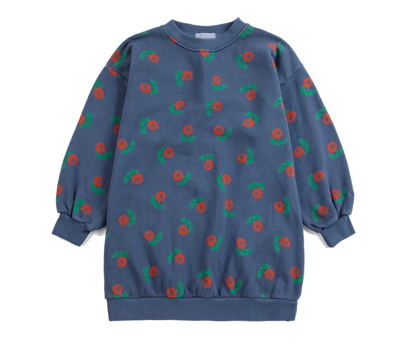 Stamp Bloom All Over Sweatshirt Dress