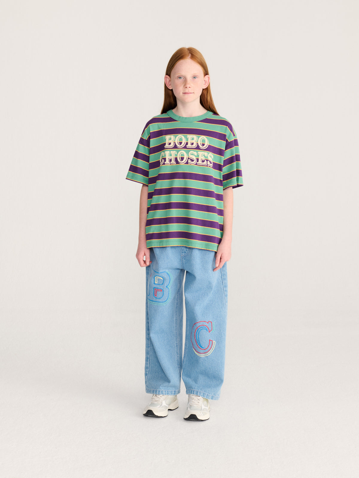 Bobo Choses Embossed T-Shirt - Green