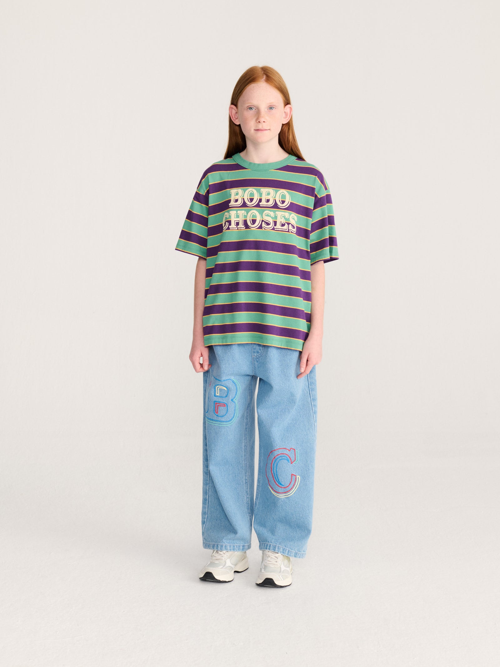 Bobo Choses Embossed T-Shirt - Green