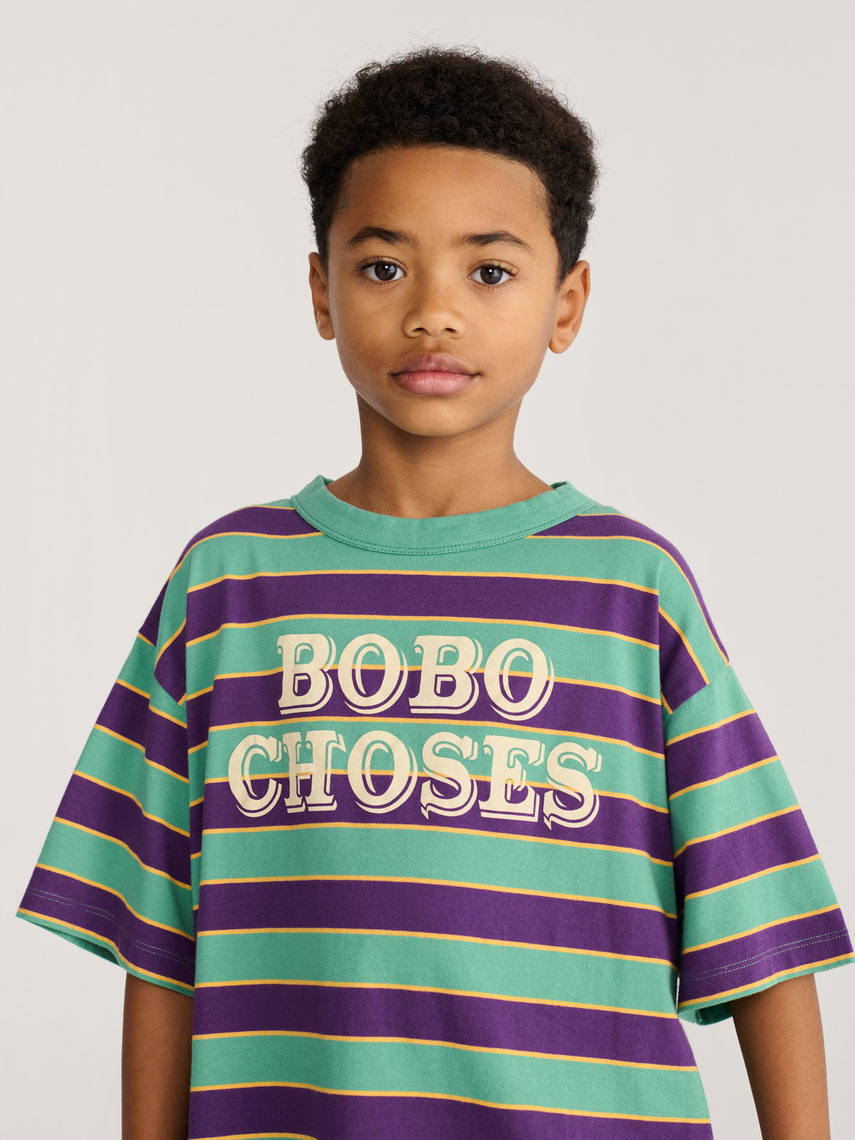 Bobo Choses Embossed T-Shirt - Green