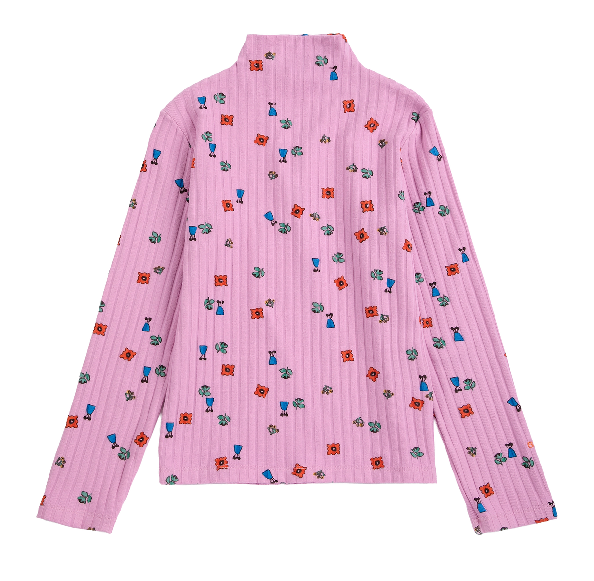 Blossom All Over Turtleneck T-Shirt