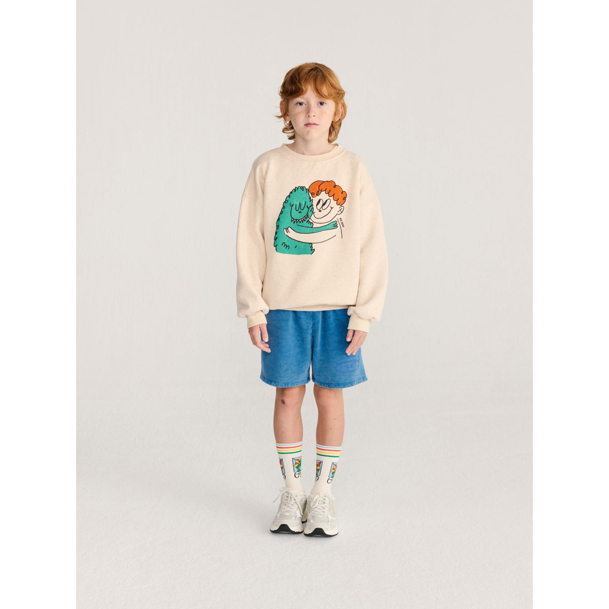 Bobo Choses Mystery Bc Bermuda Shorts, All About Monsters collection, view 9