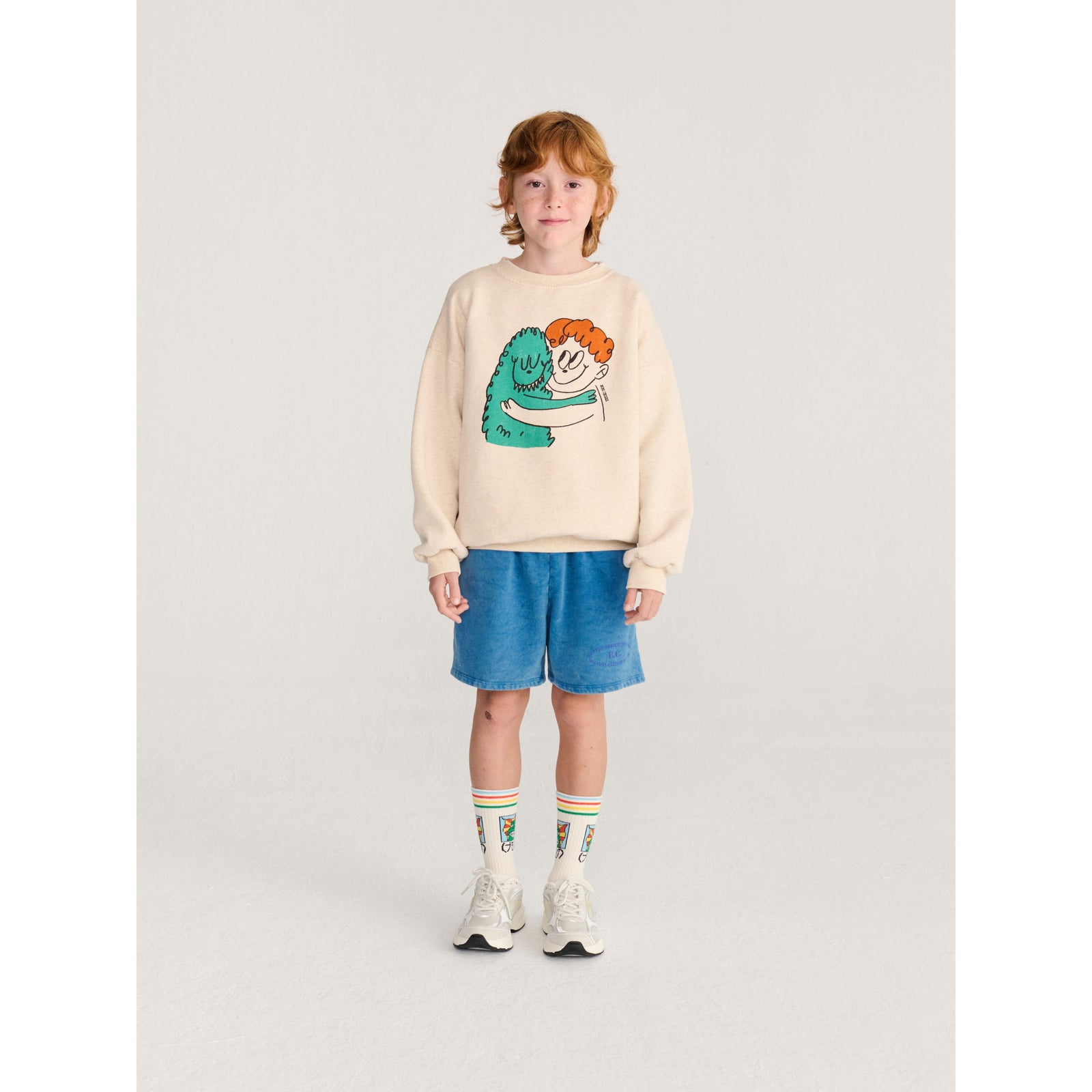 Bobo Choses Mystery Bc Bermuda Shorts, All About Monsters collection, view 8