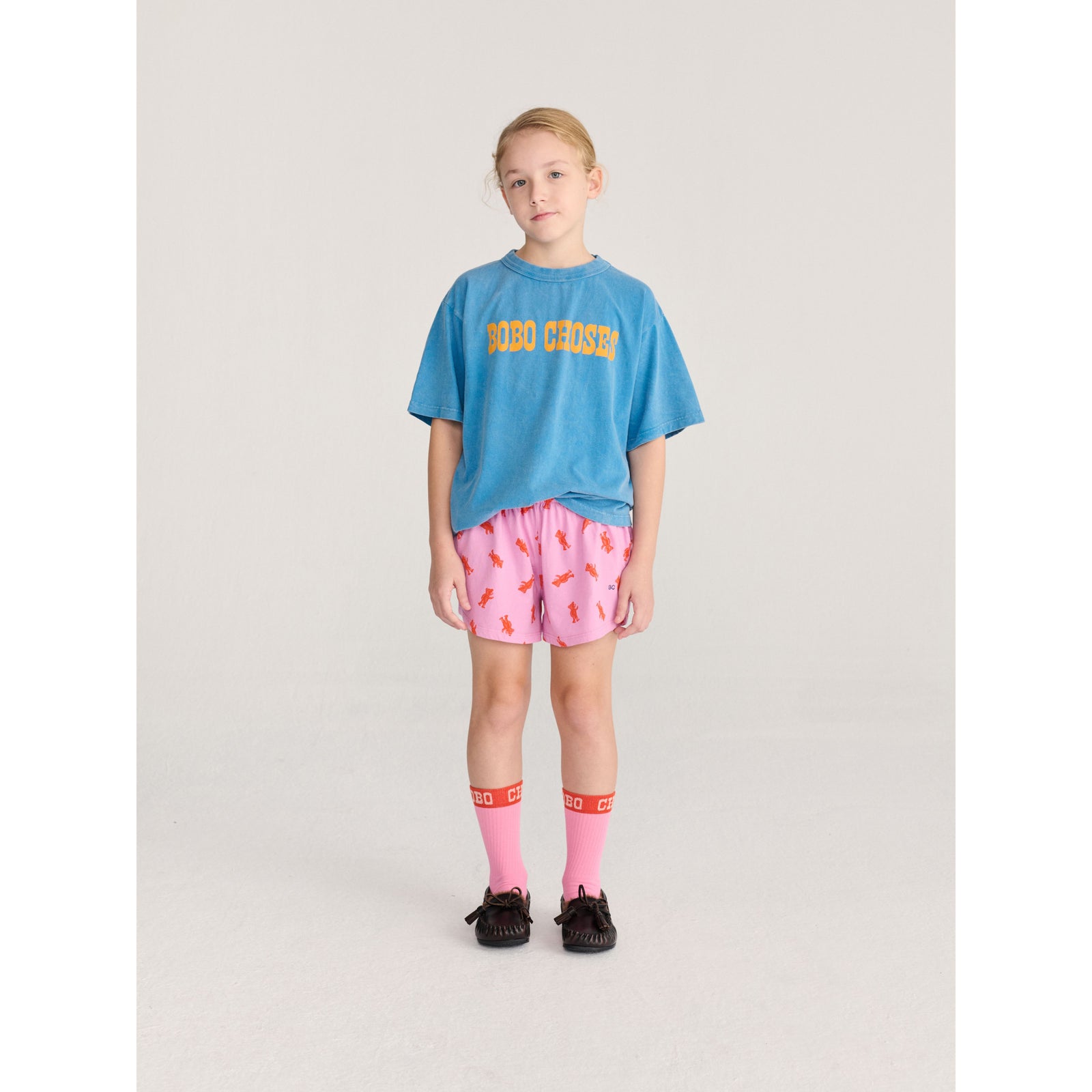 Bobo Choses Softpaw Monster All Over Shorts, All About Monsters collection, view 2