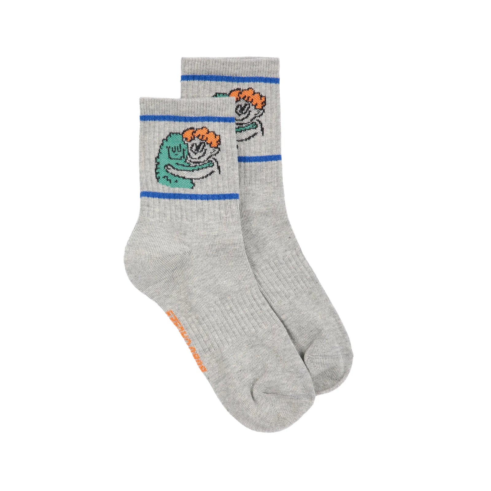 Bobo Choses Hug Hairy Monster Short Socks, All About Monsters collection