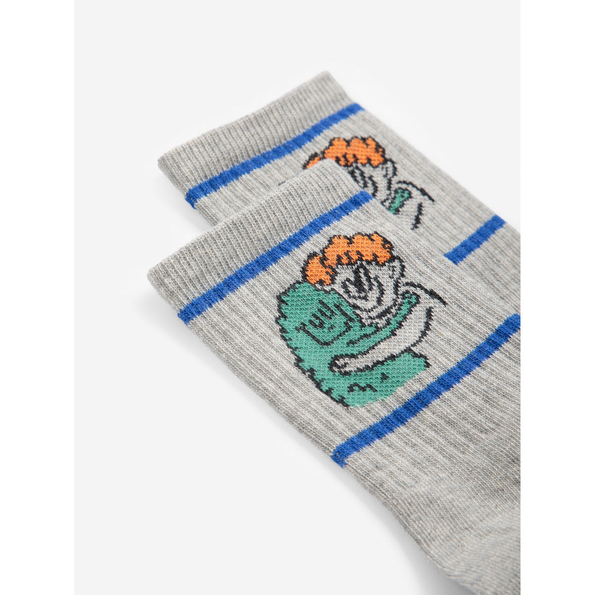Bobo Choses Hug Hairy Monster Short Socks, All About Monsters collection, view 3