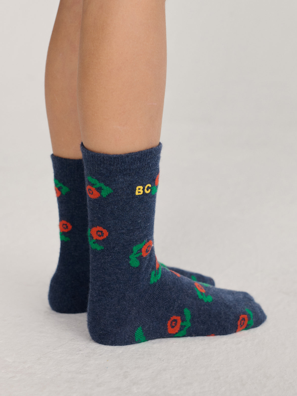 Stamp Bloom All Over Short Socks
