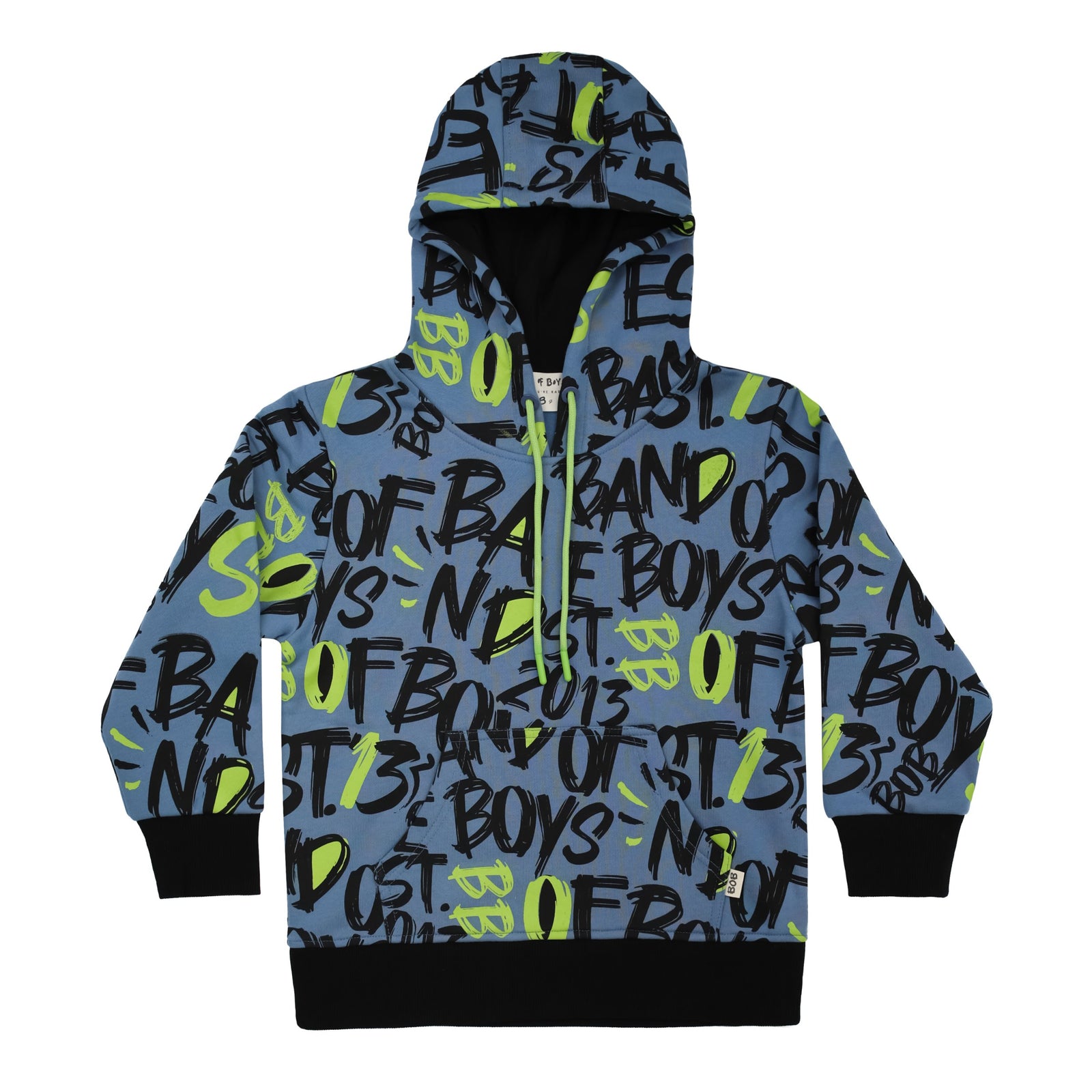 Blue BOB Graffiti Hood