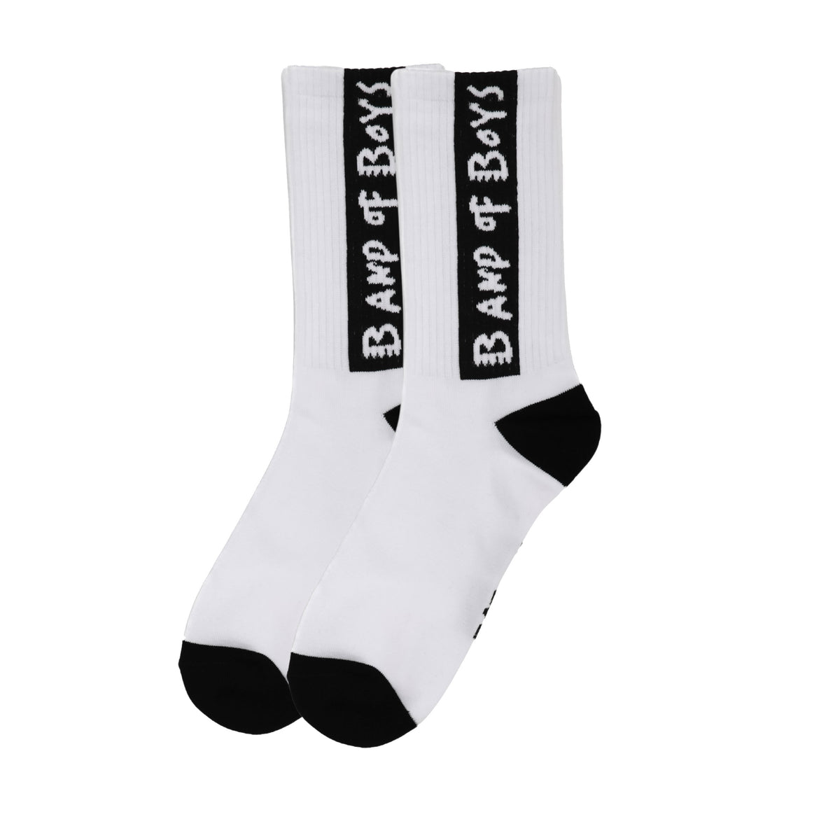 BOB White Skate Sock