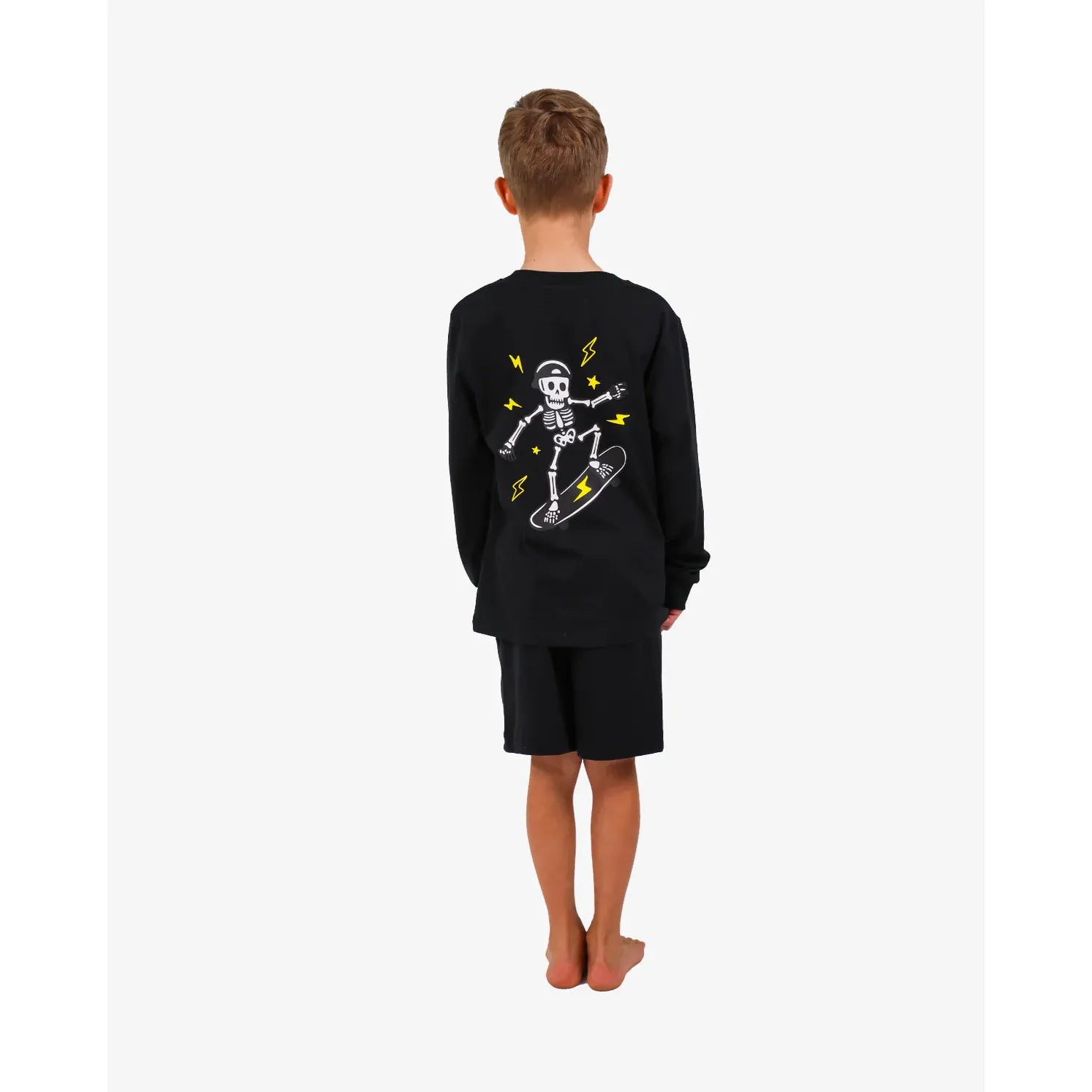 Black Skull Skater Pyjamas