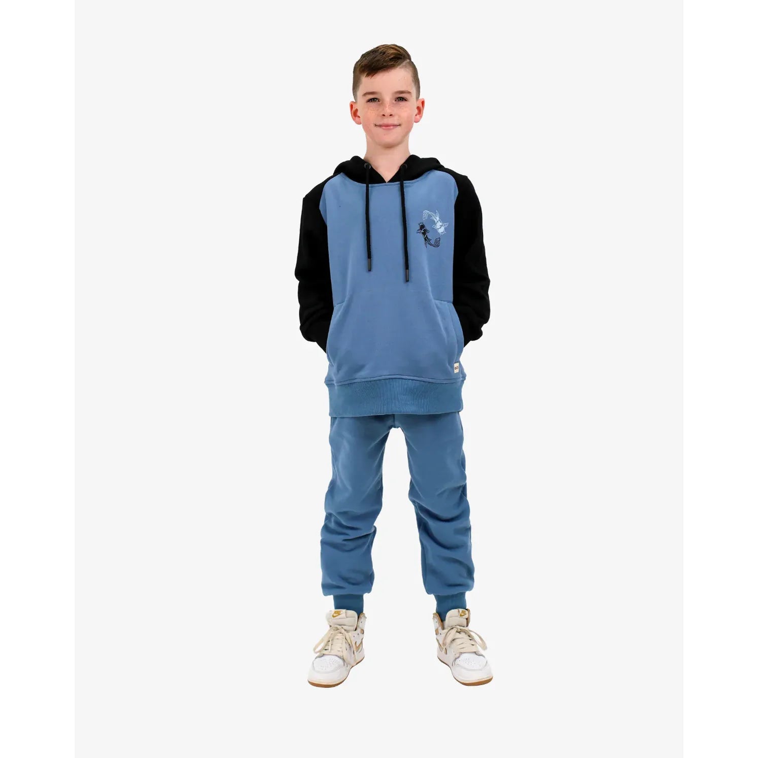 Mid Blue Track Pants