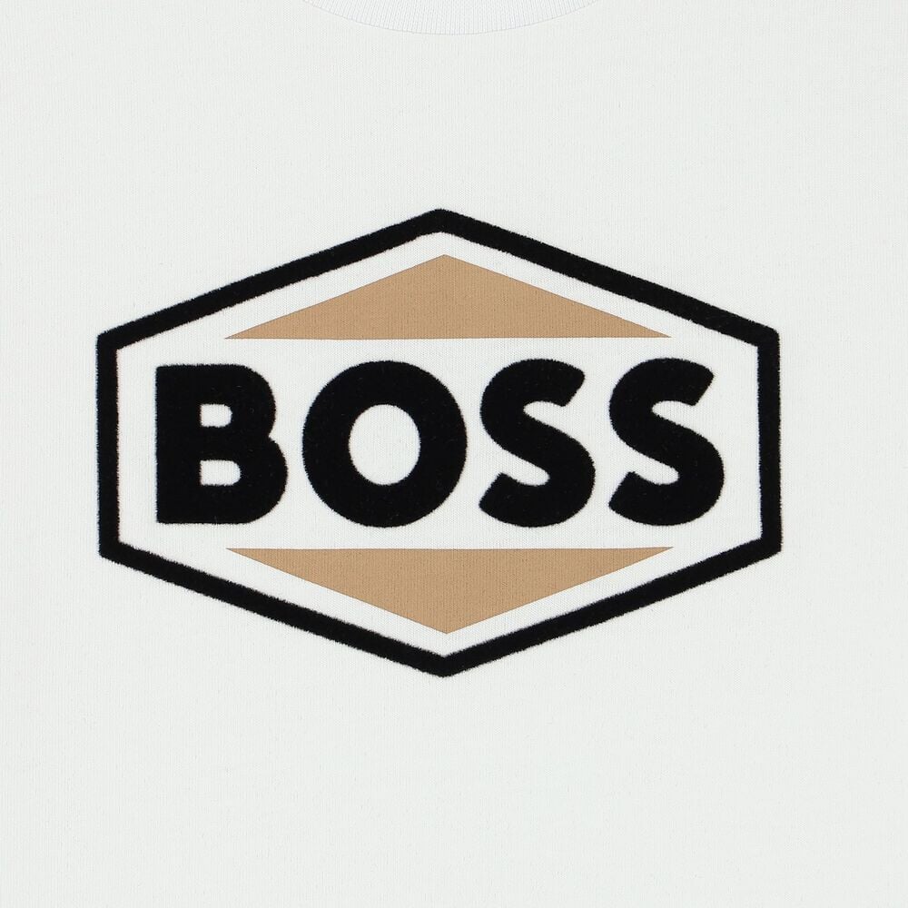 BOSS Logo T-Shirt - White