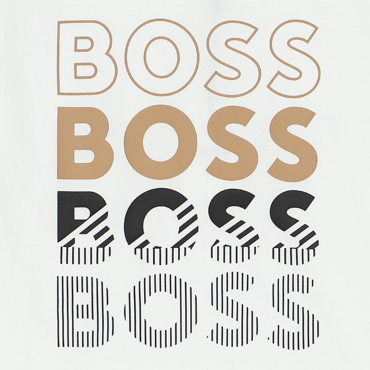 Cotton Round-Collar T-Shirt - White