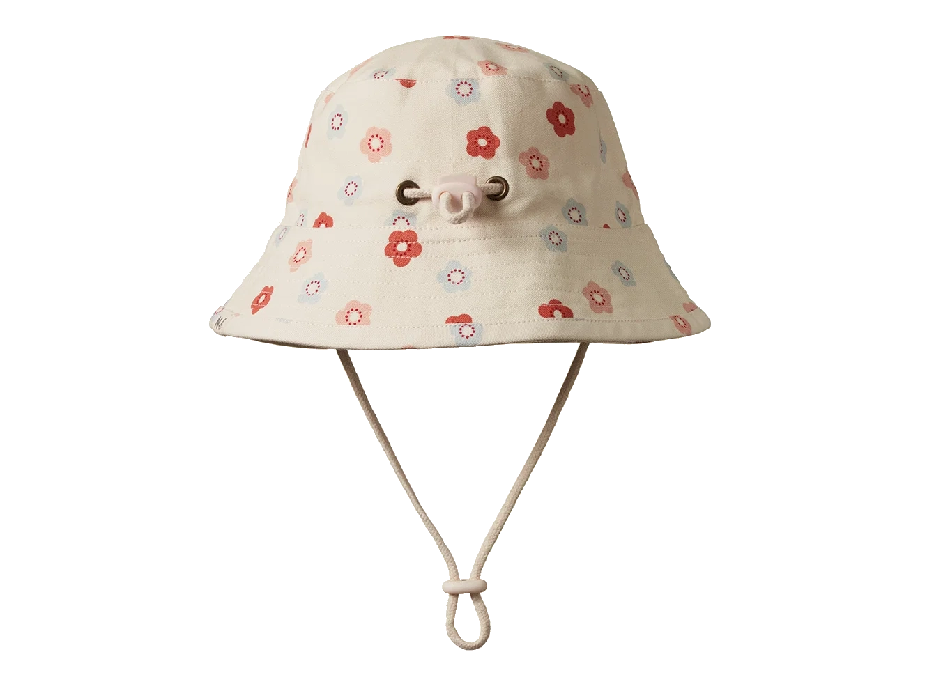 Bucket Sunhat - Petite Flora Stamp Print