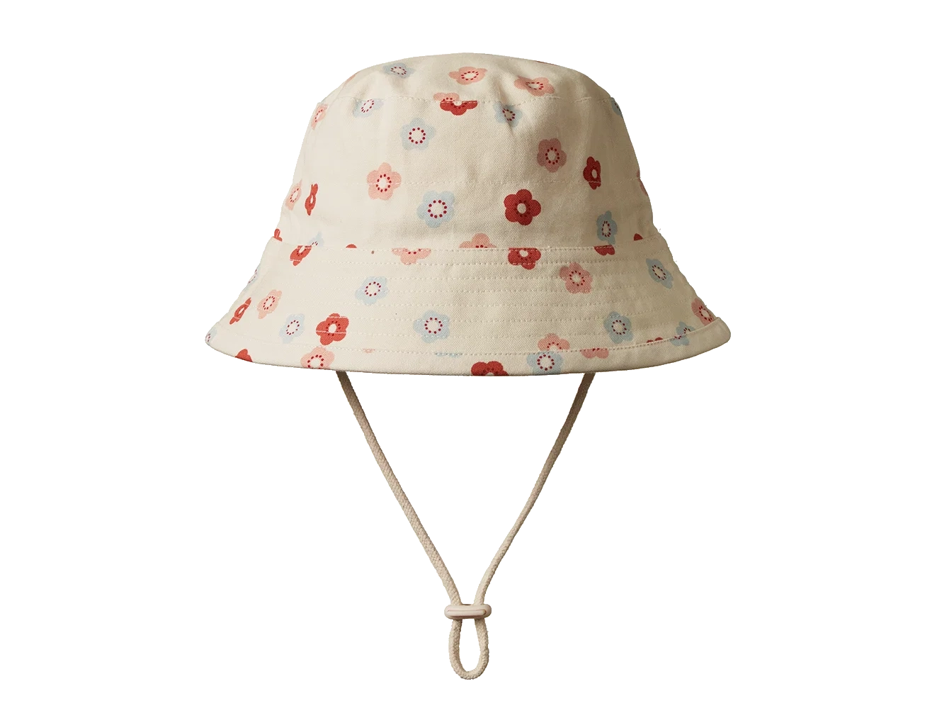 Bucket Sunhat - Petite Flora Stamp Print
