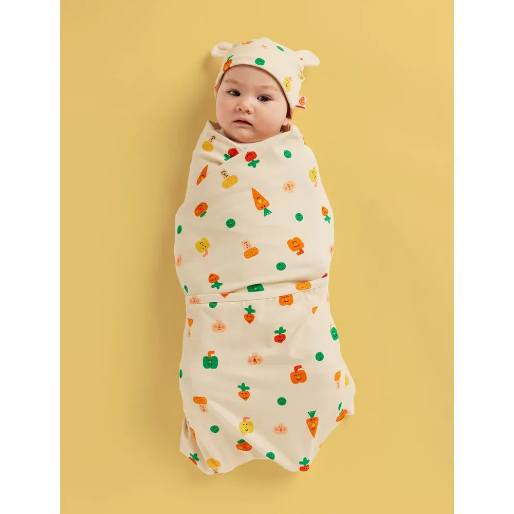 Teeny Tiny Veg Baby Wrap Swaddle