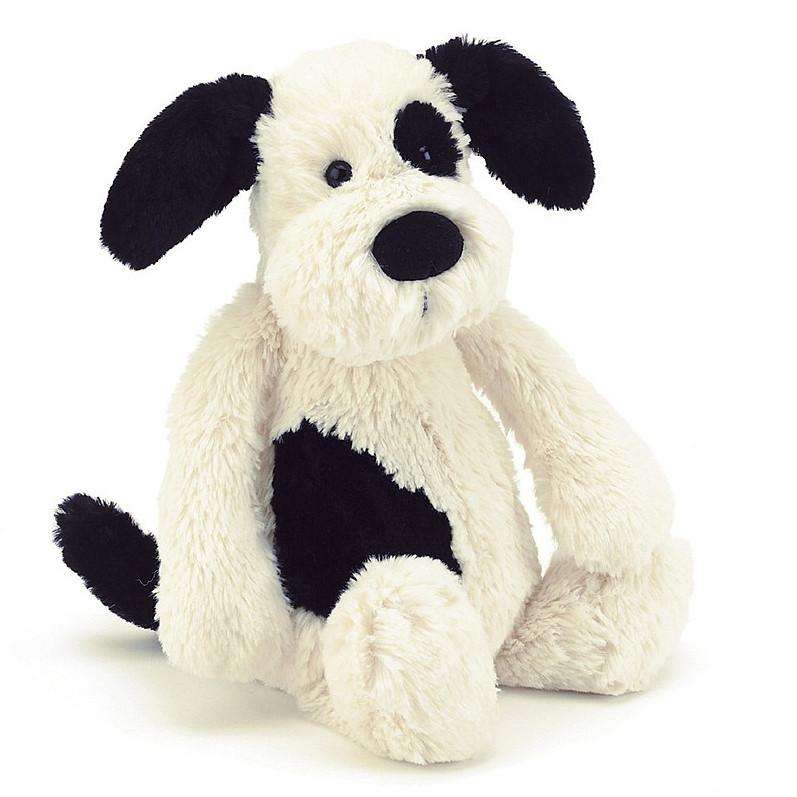 Bashful Black &amp; Cream Puppy Medium