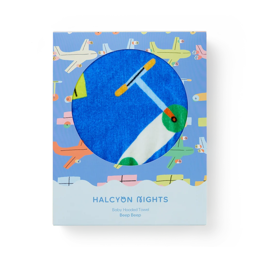 Baby Hooded Towel - Beep Beep
