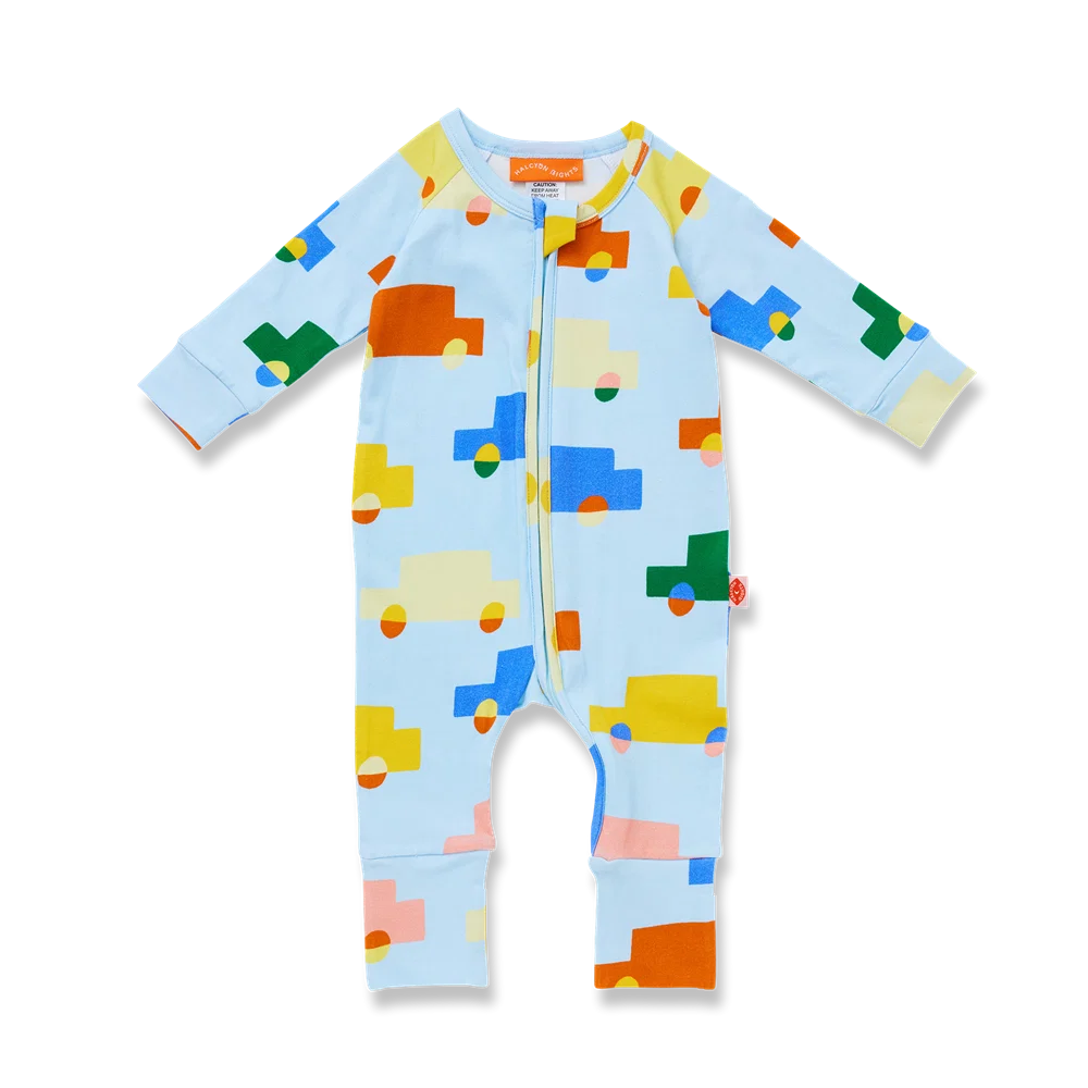 Long Sleeve Romper - Beep Beep