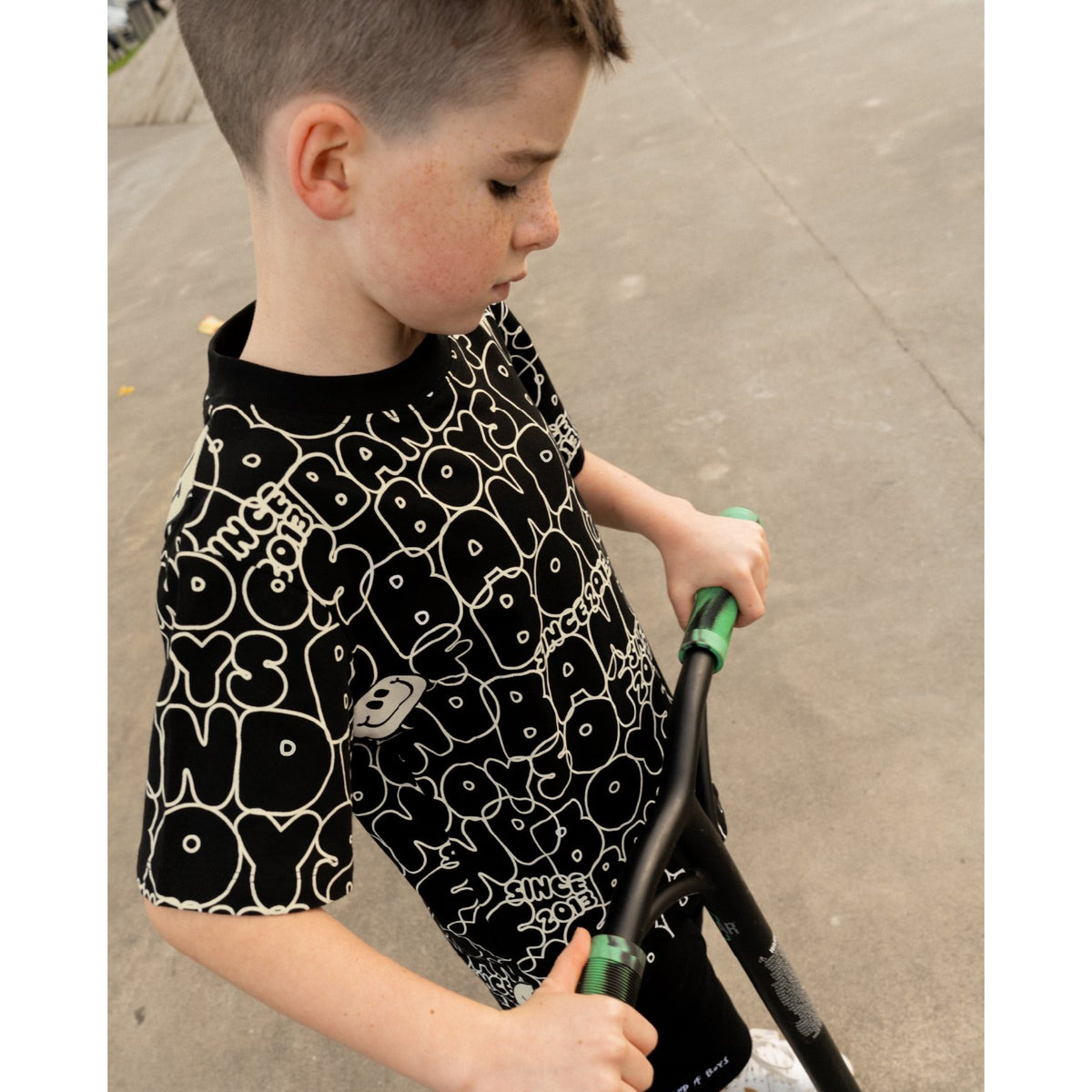 Black BOB Repeat Tee