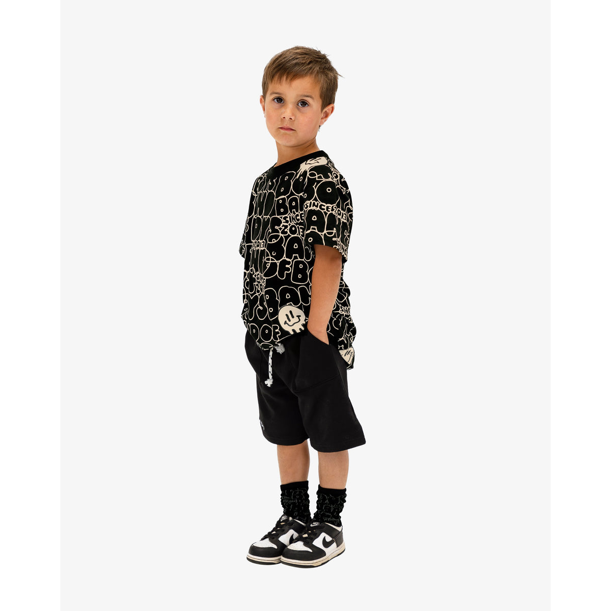 Black BOB Repeat Tee