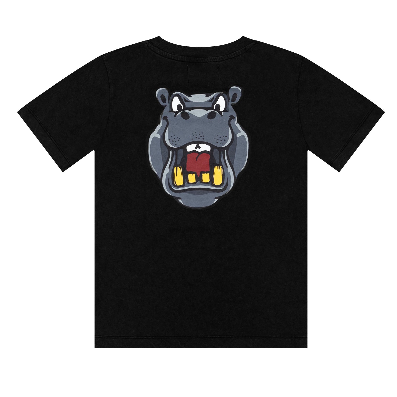 Black Wash Hippo Tee