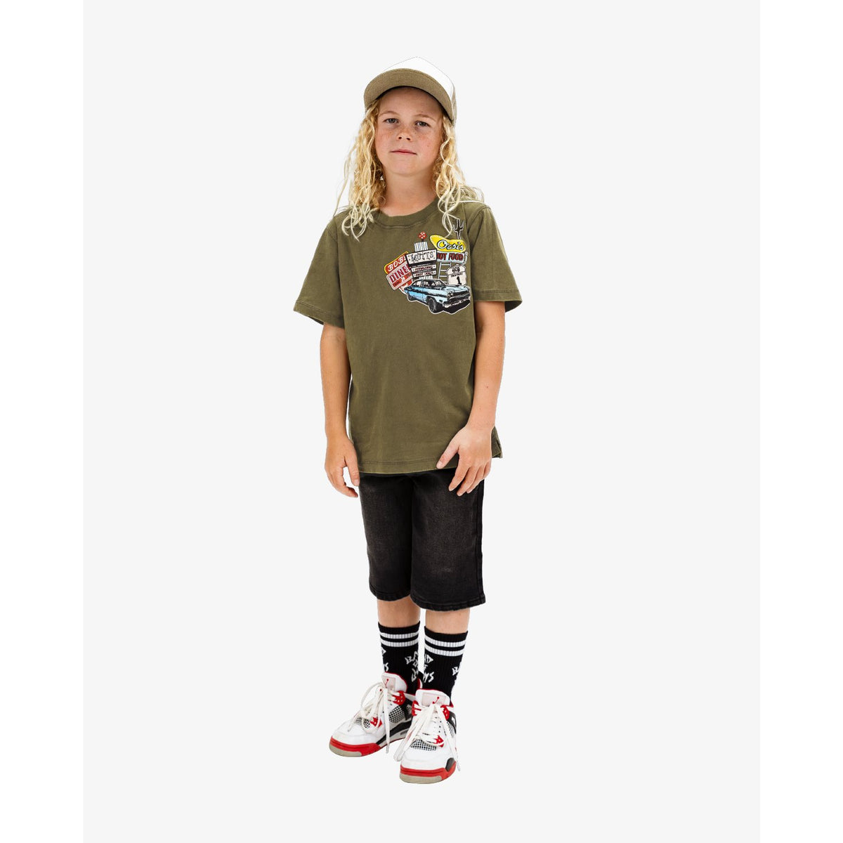 Black Wash Jorts