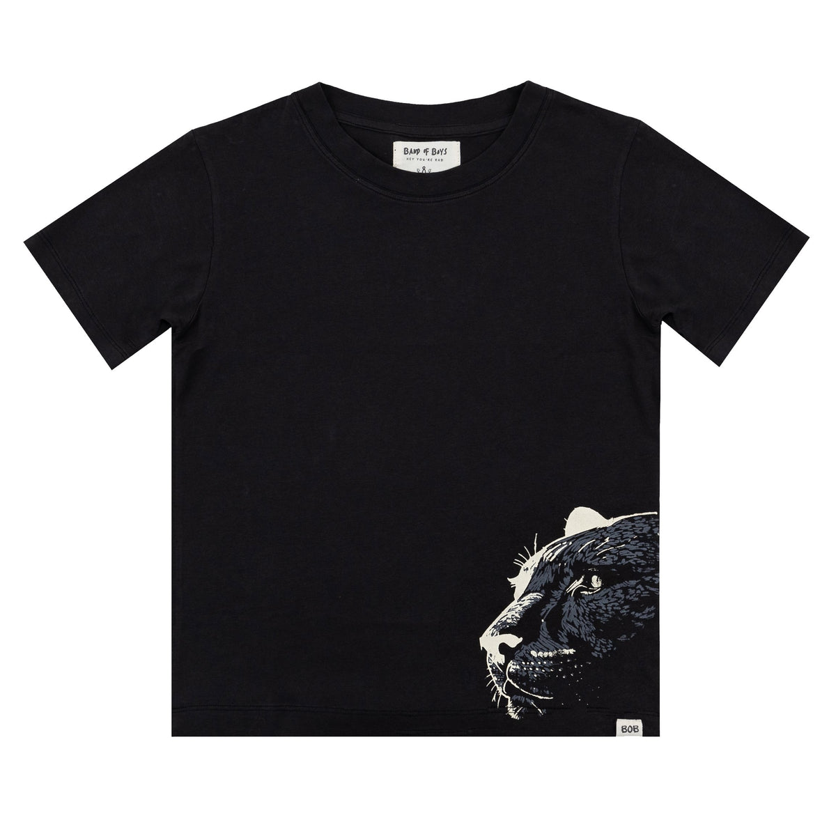 Black Wash Panther Tee