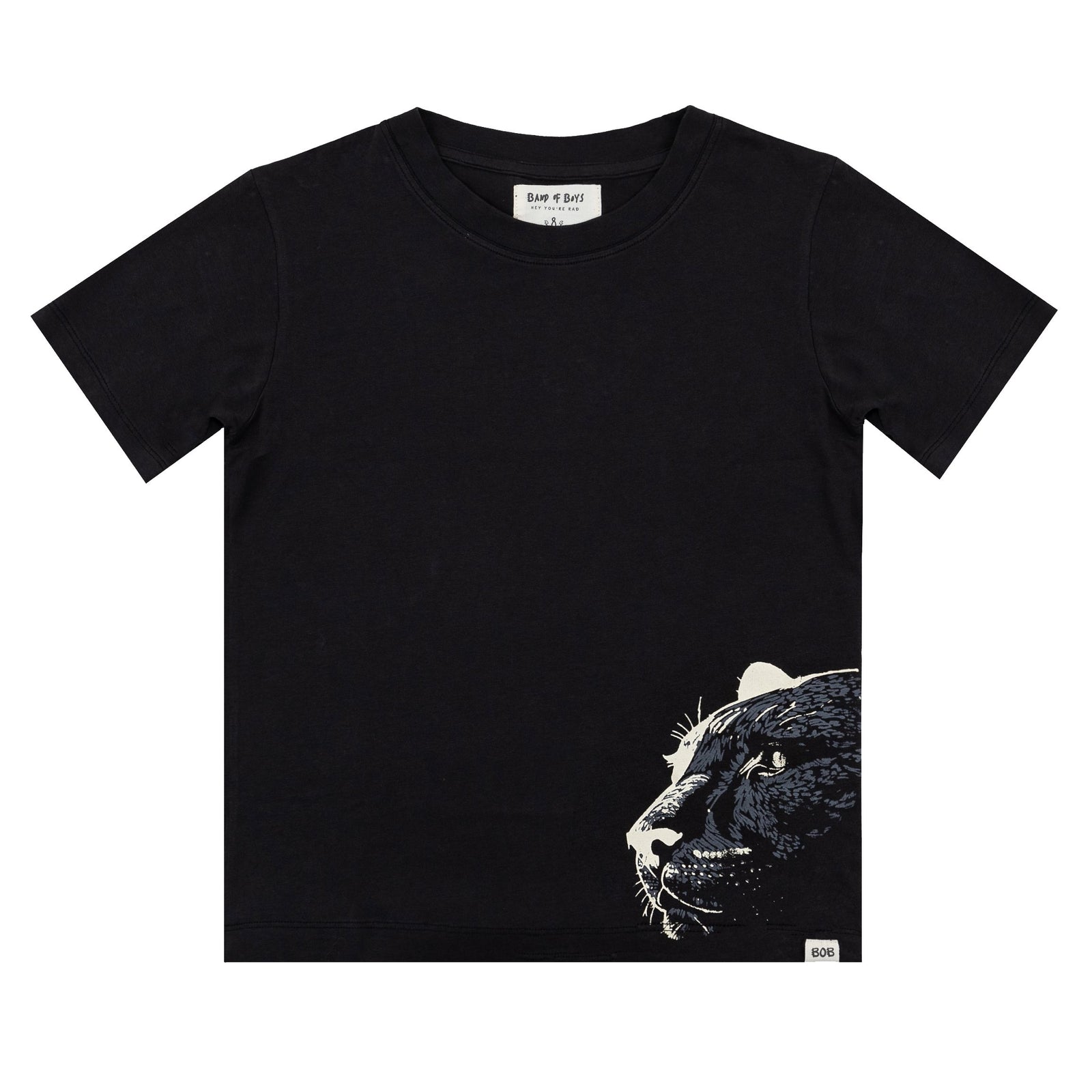 Black Wash Panther Tee
