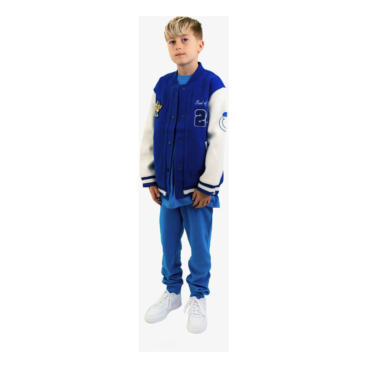 Blue BOB Varsity Jacket