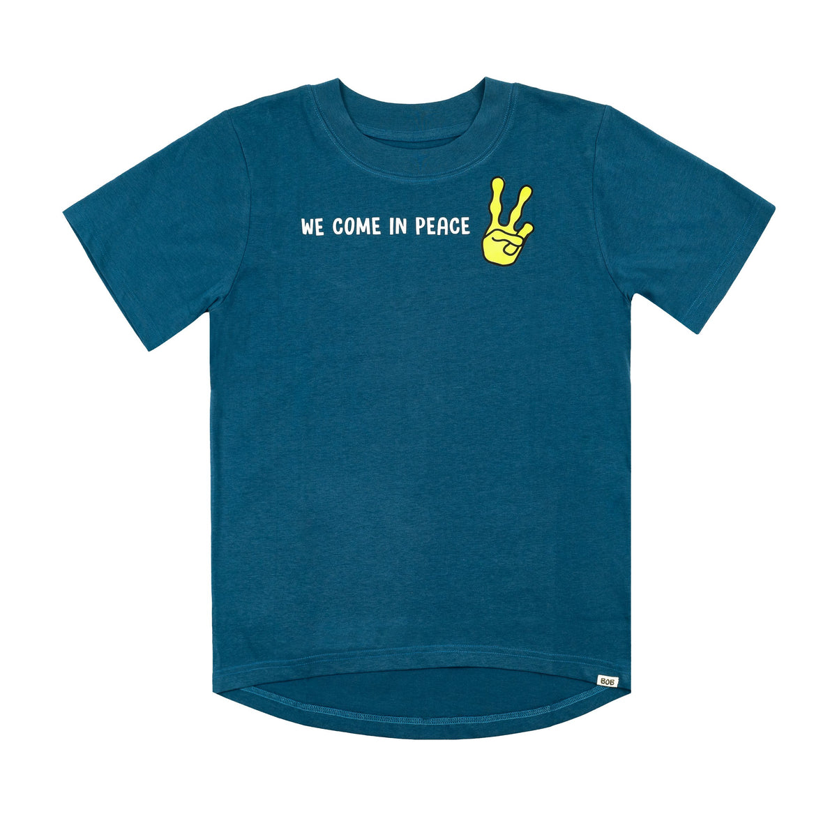 Blue Peaceful Alien Tee