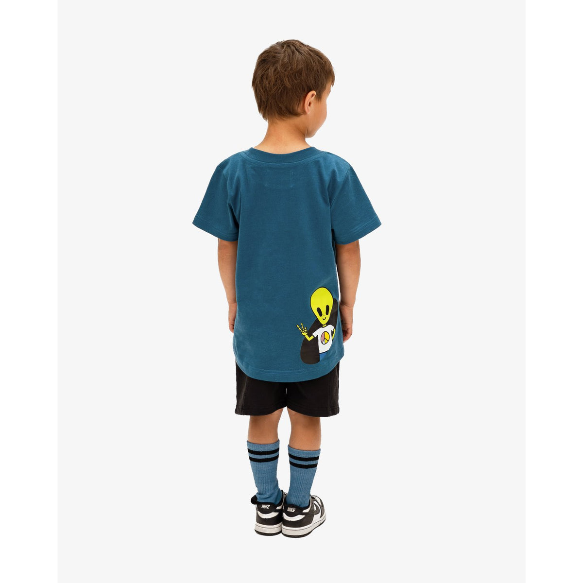 Blue Peaceful Alien Tee