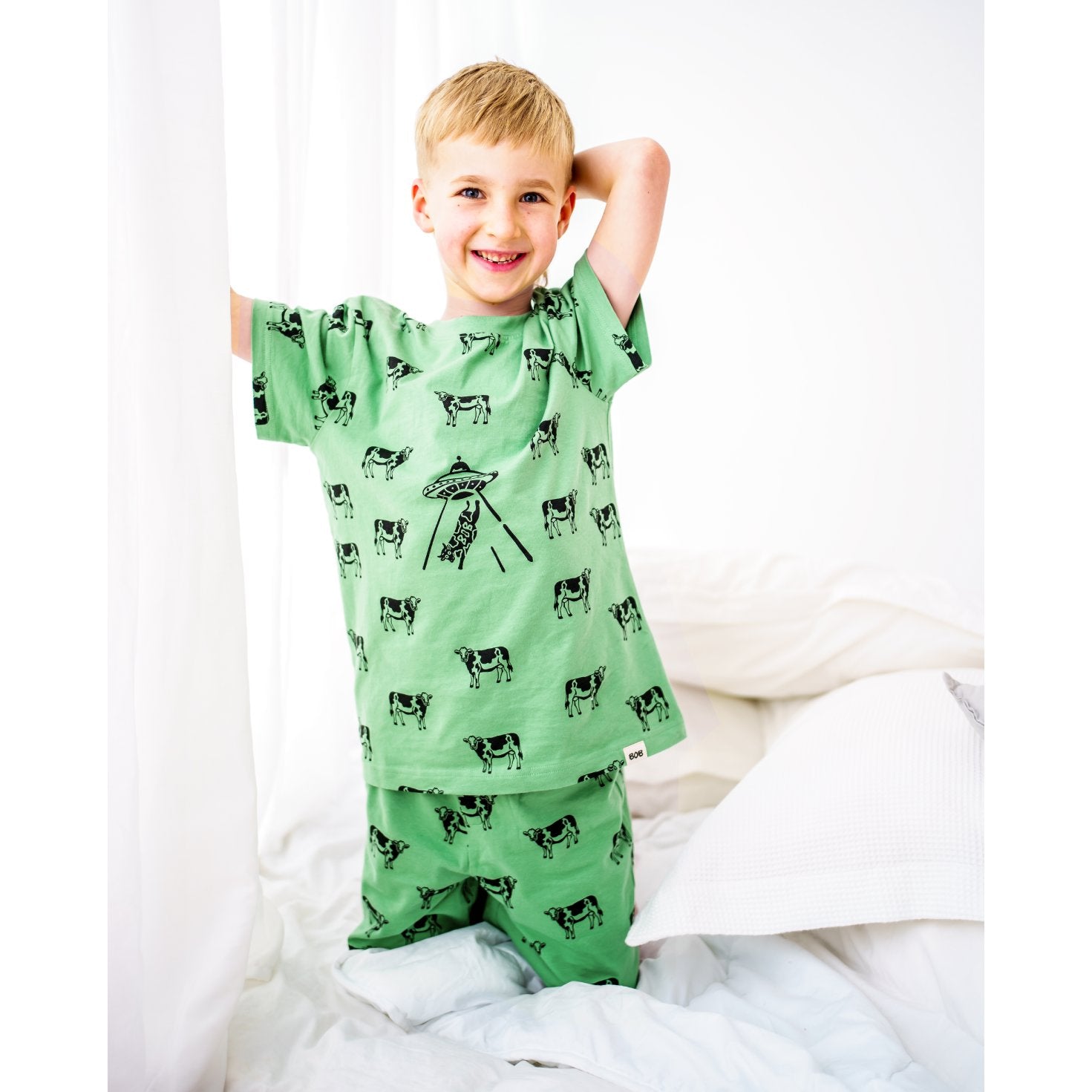 Green Cow Alien Pyjamas