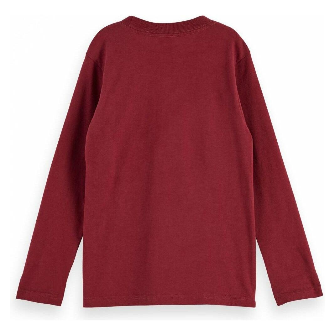 Brushed Cotton Artwork T-Shirt - Forest Berry