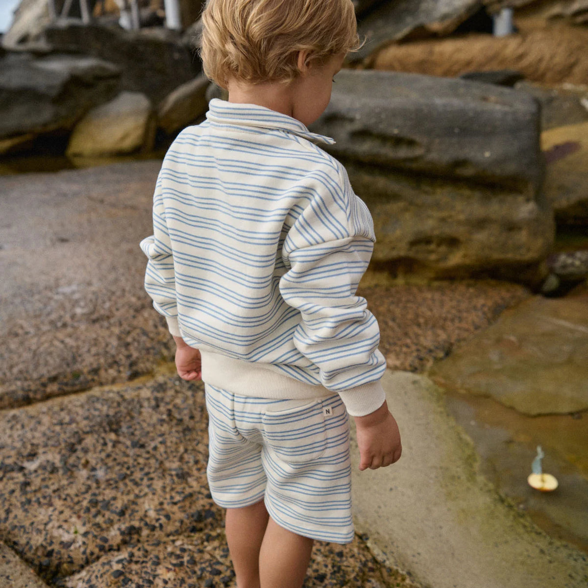 Jimmy Shorts Sweatshirting - Stripe Trio