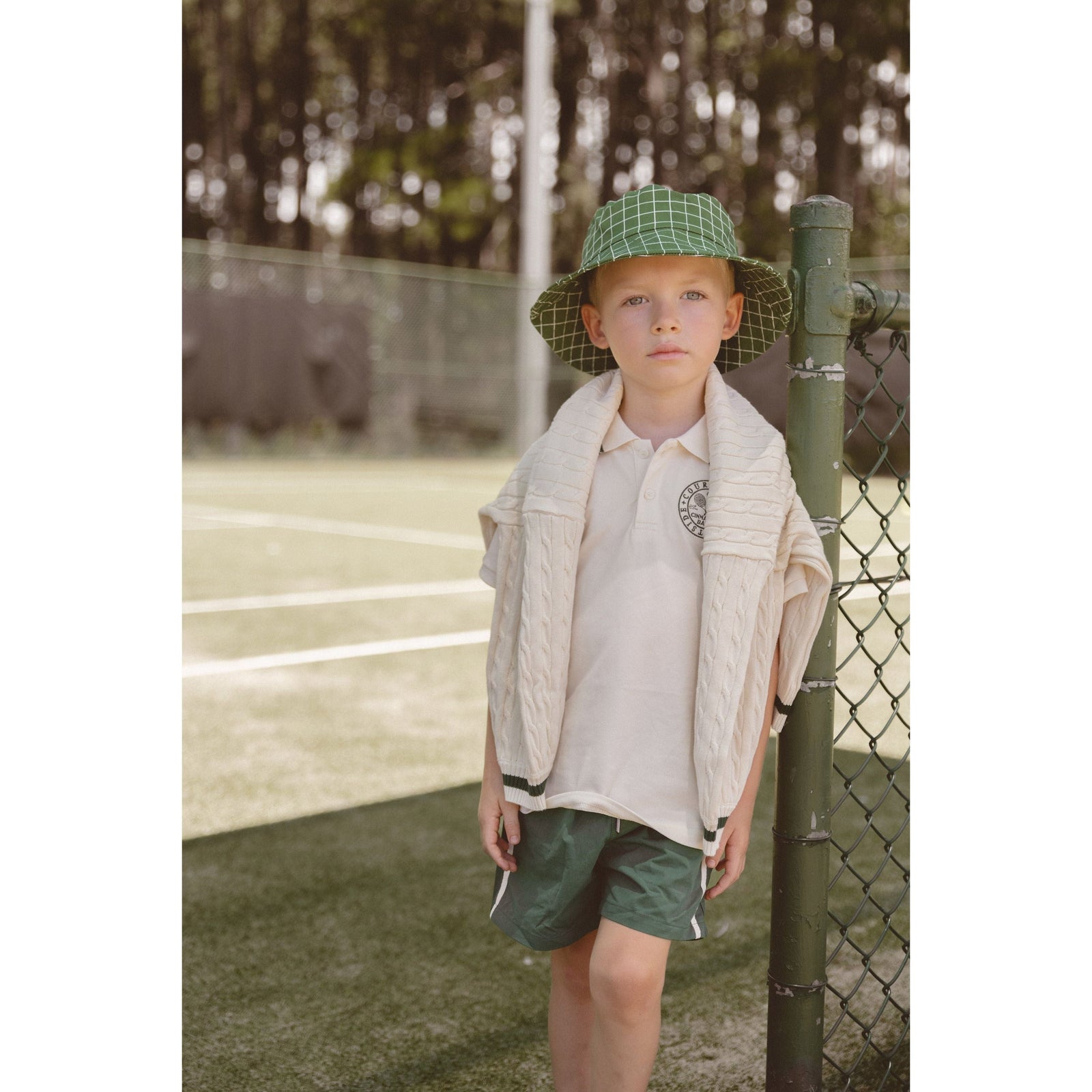 Courtside Tennis Shorts - Olive