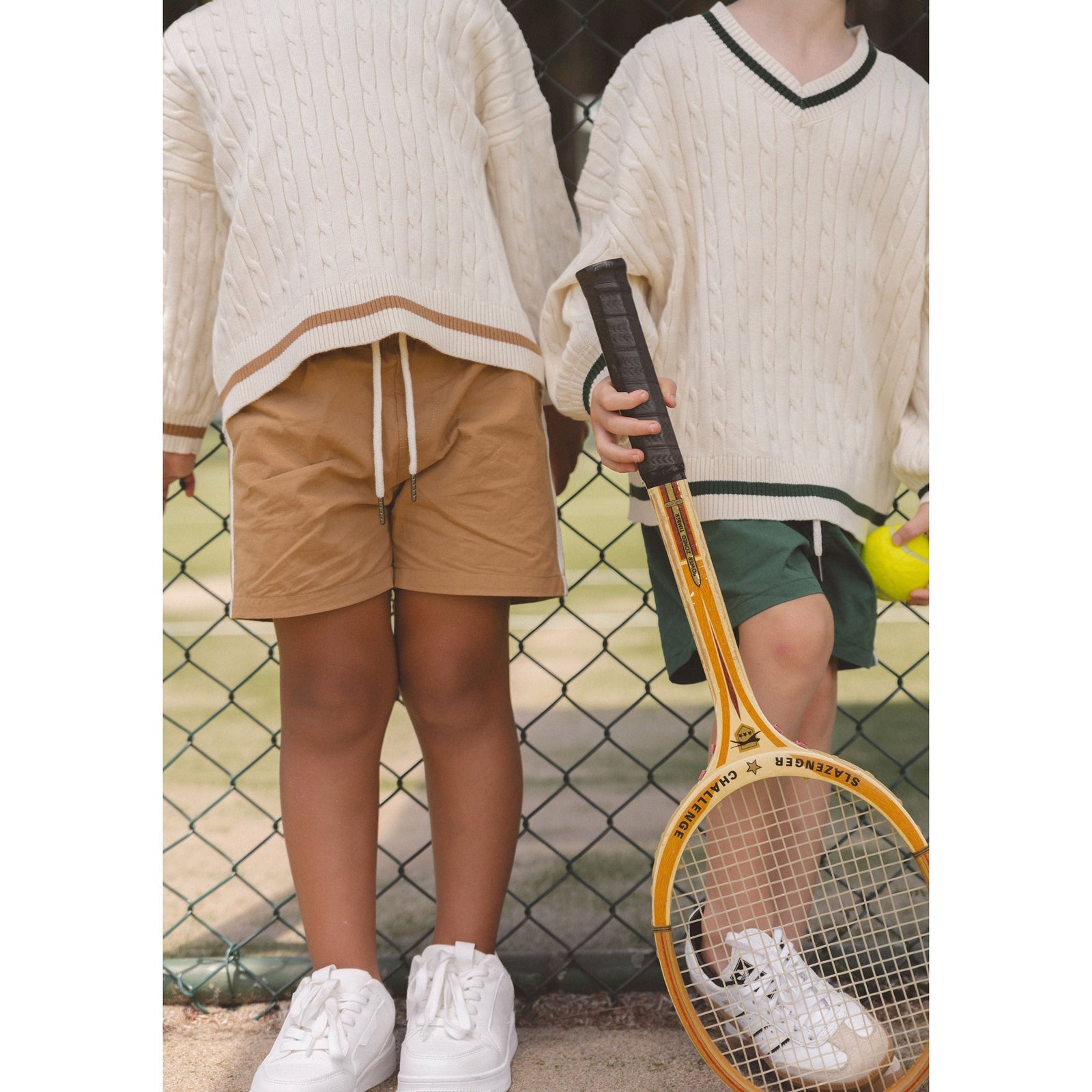 Courtside Tennis Shorts - Cinnamon