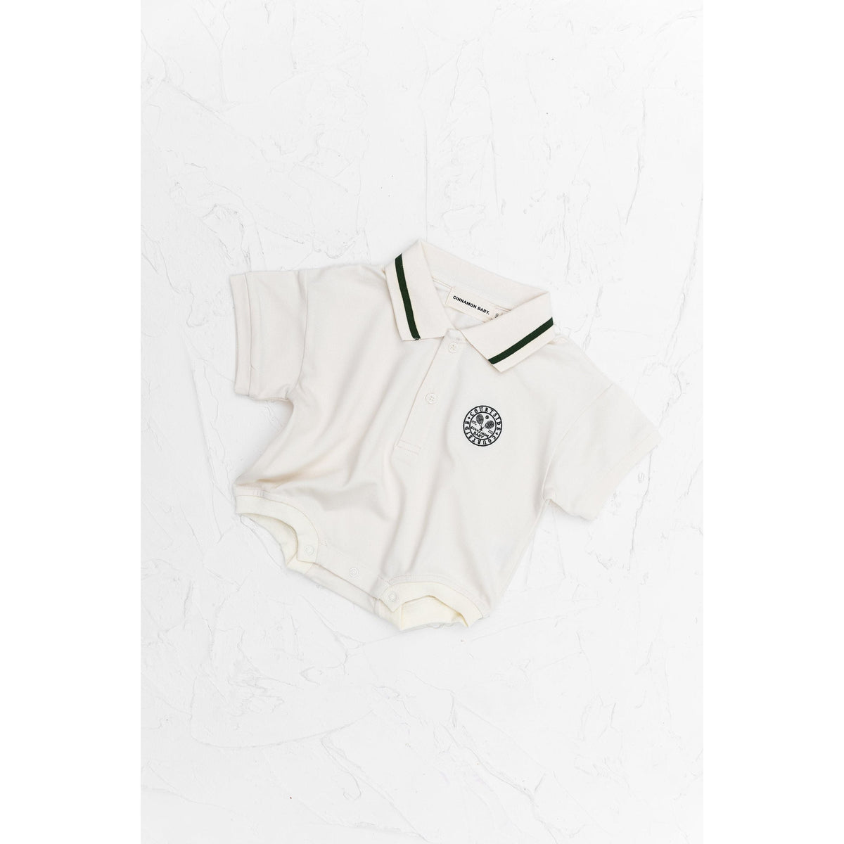Polo Tshirt Romper - Olive