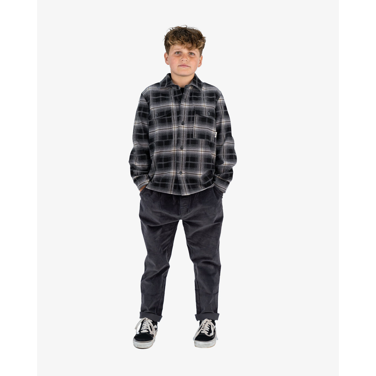 Charcoal Casual Winter Pants