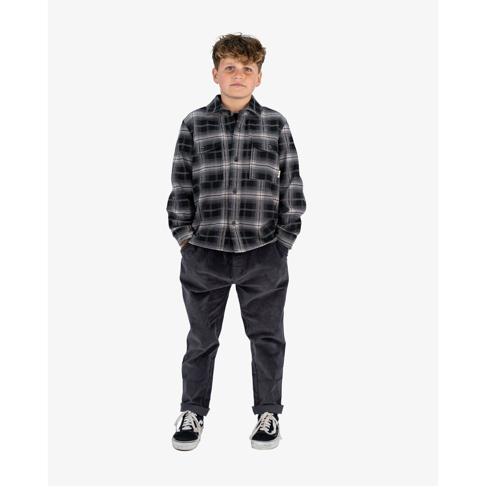 Charcoal Casual Winter Pants