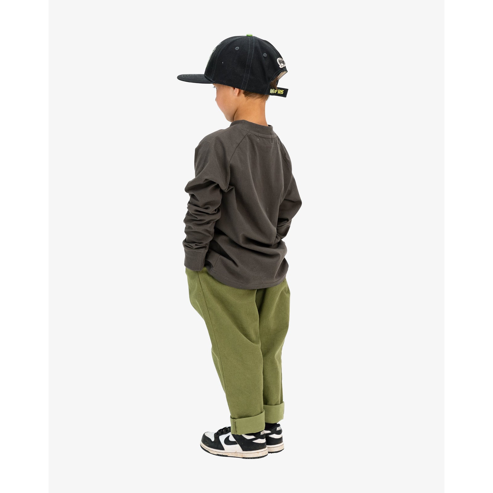 Charcoal Monster LS Tee