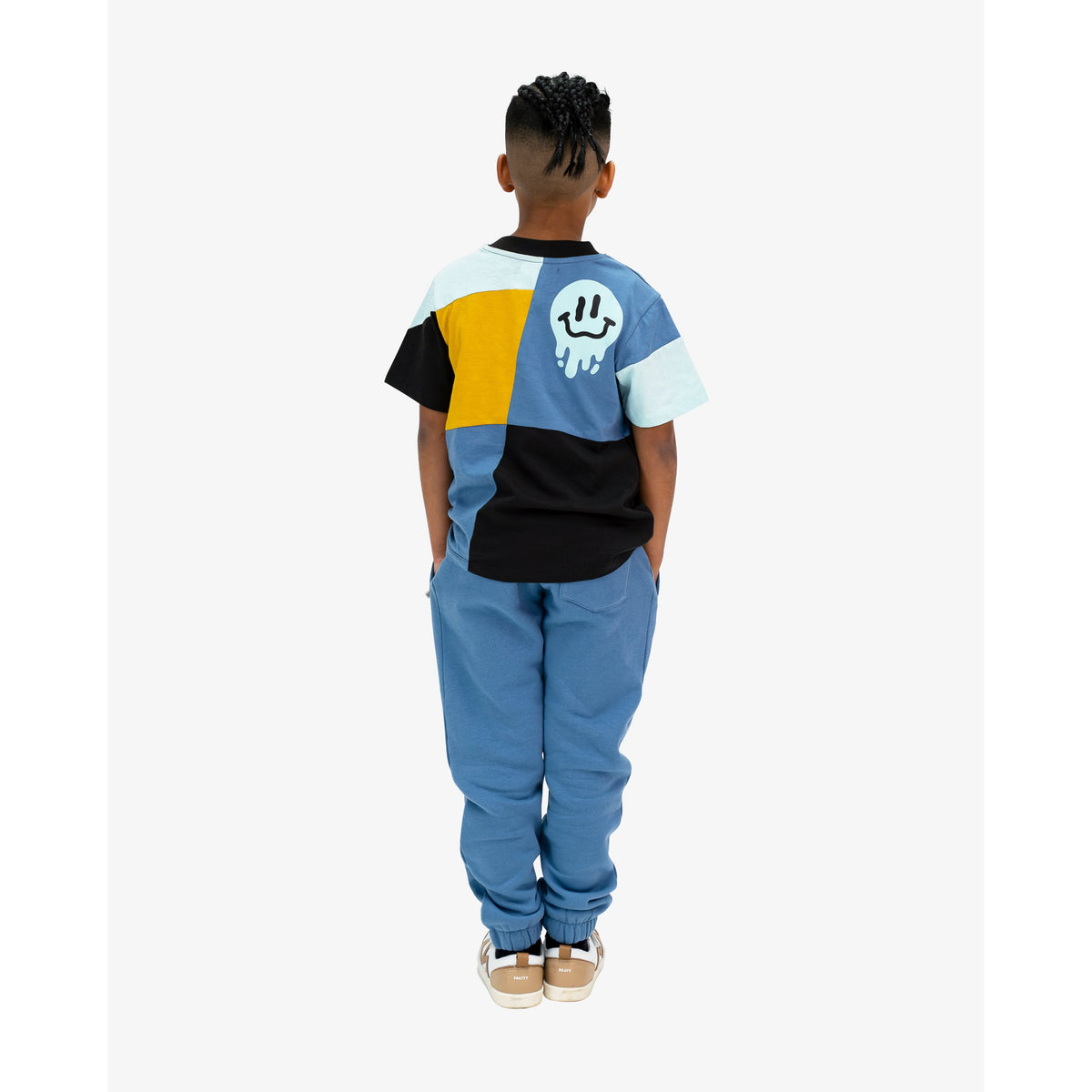 Colour Block Harlequin SS Tee