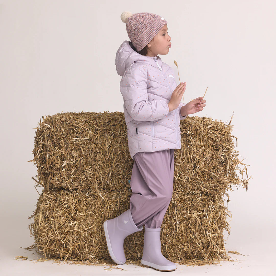 Eco-Puffer - Heather Dots