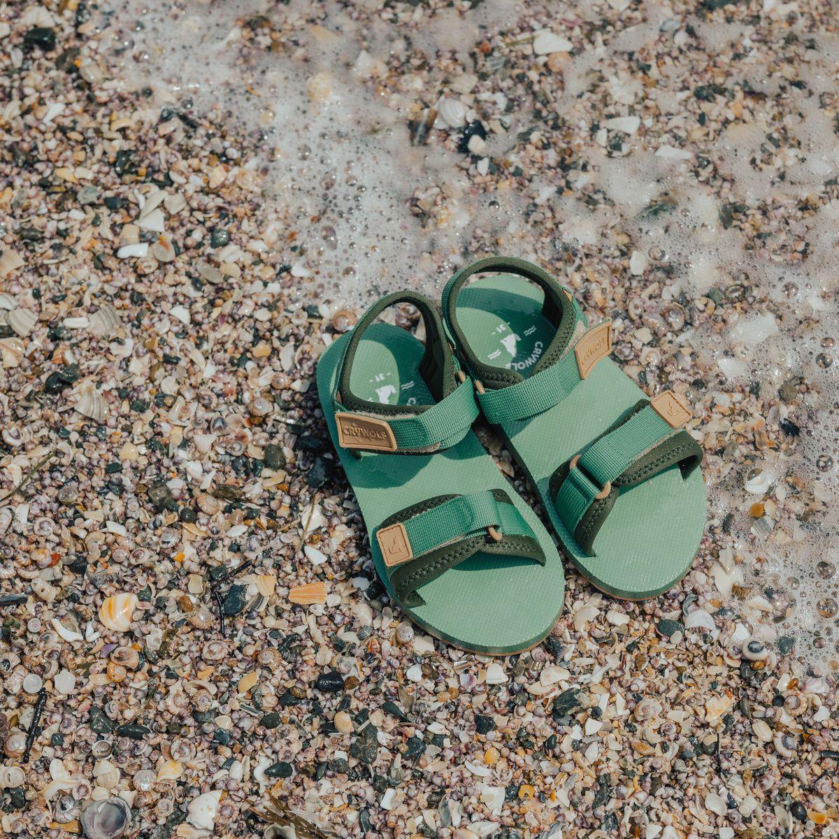 Beach Sandal Coastal Green
